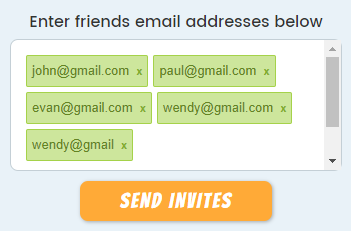 Email invite example